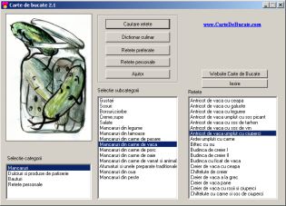 Program Carte de Bucate