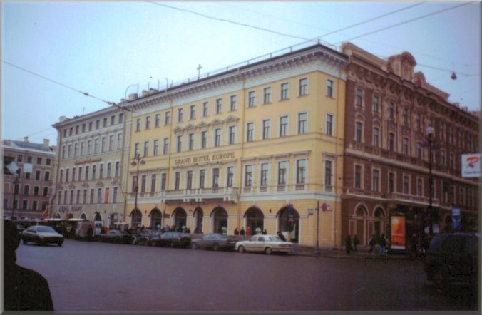 St. Petersburg, Russia: Grand Hotel Europe